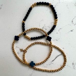 E. Newton bracelet trio